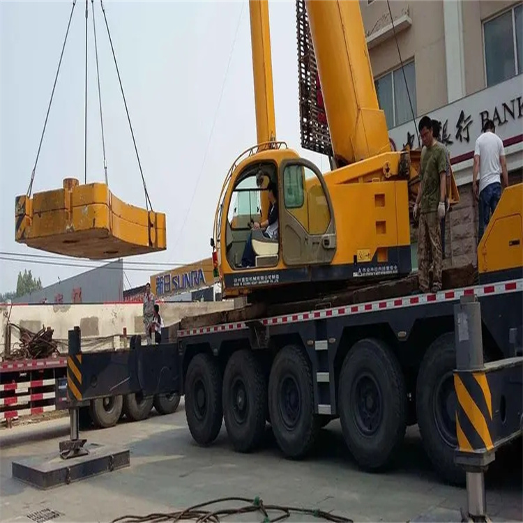 思礼镇当地吊车出租|机器吊装|75吨|工厂搬迁服务